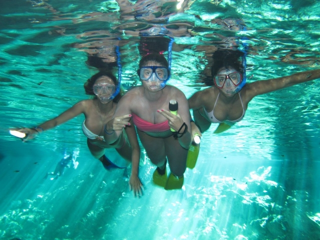 Aprendiendo a snorkelear